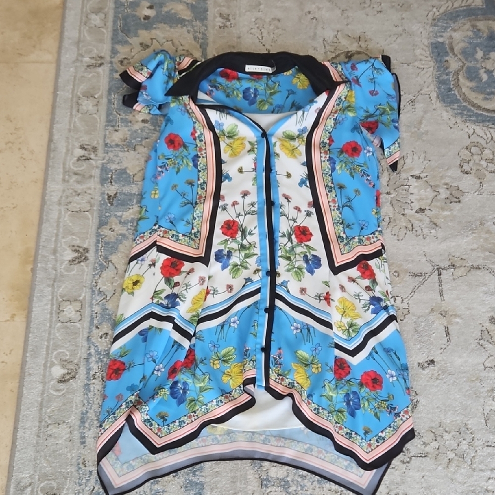 Alice + Olivia Multicolor Floral Dress